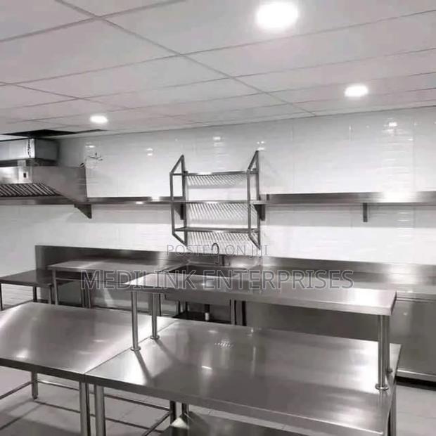 Stainless Kitchen Racks Installation - thumbnail 2