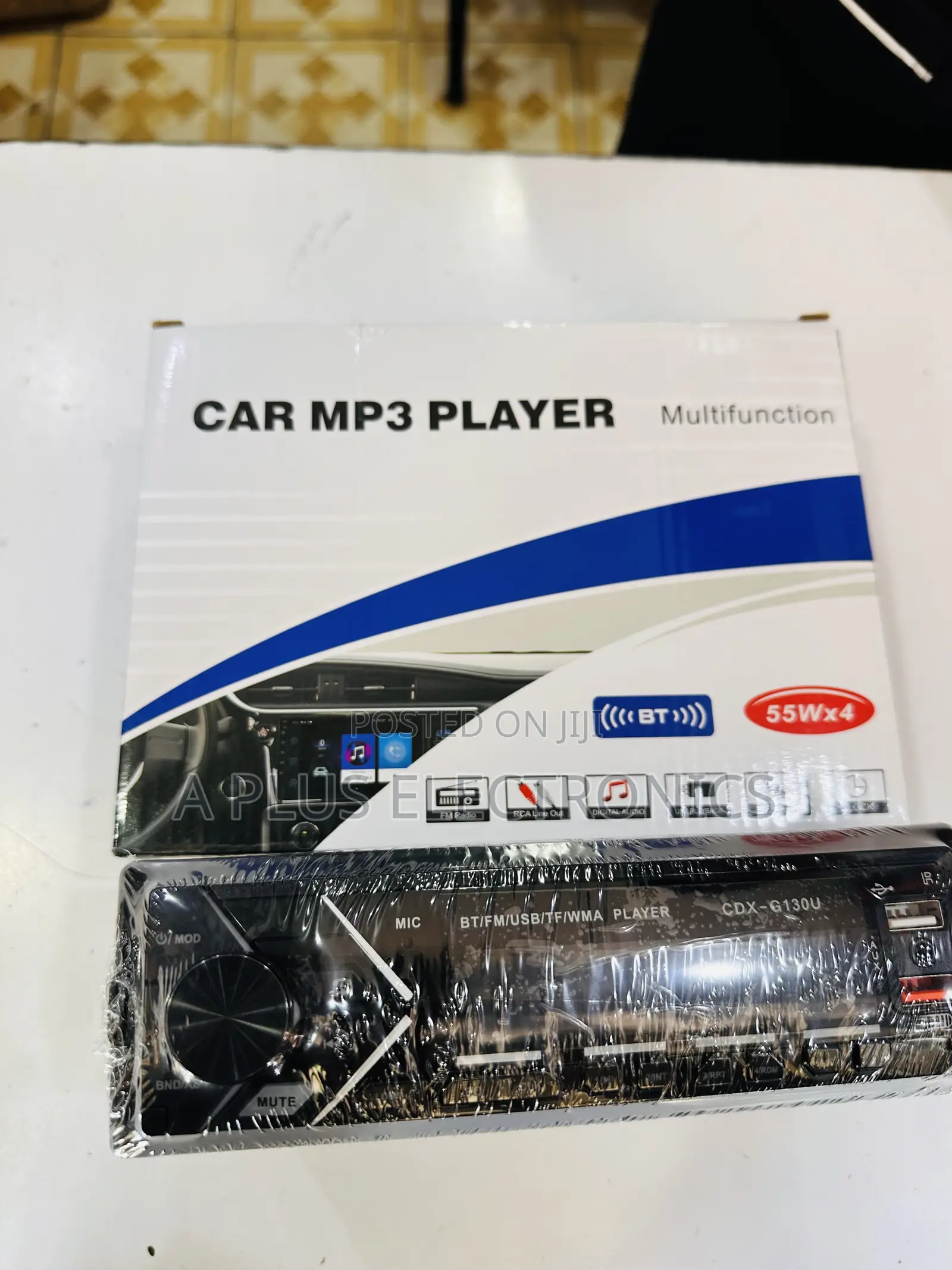 Mp3 Car Radio Bluetooth Stereo Player 6130u Usb Fm Aux