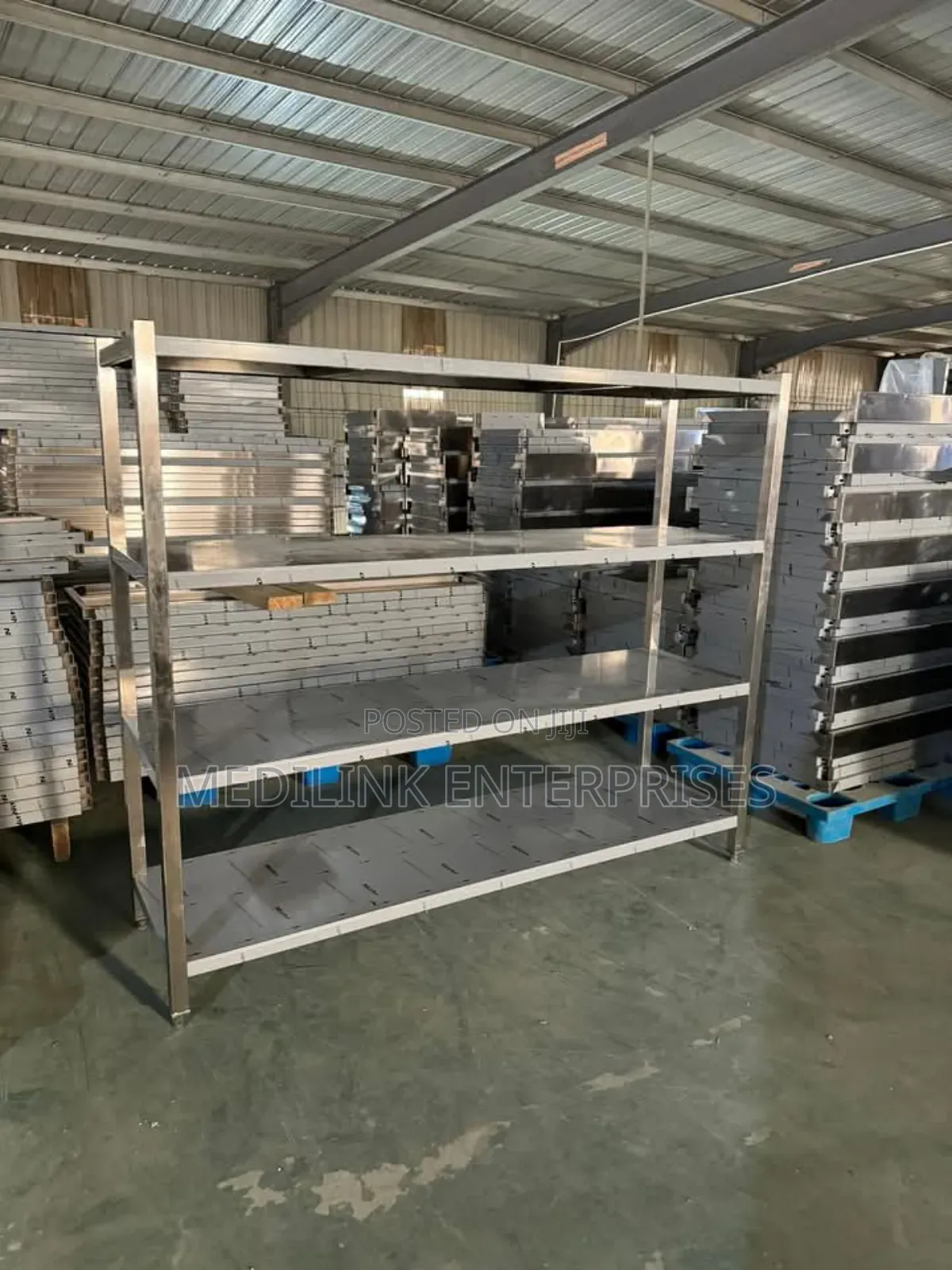 Stainless Steel Movable Storages Kitchen Racks
