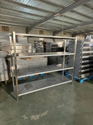 Stainless Steel Movable Storages Kitchen Racks