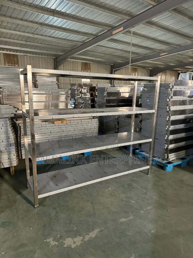 Stainless Steel Movable Storages Kitchen Racks - thumbnail 2