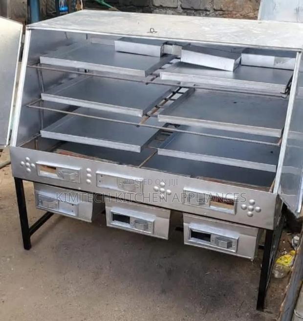 Charcoal Oven 3burners - main view