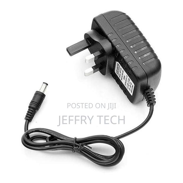 5v 2a, Universal Wall Charger With Cable, Black - main view