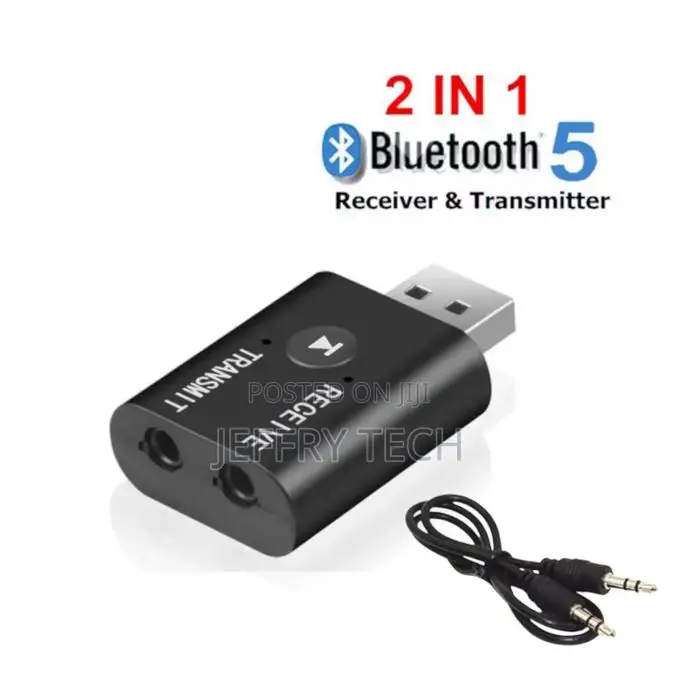 Bluetooth 5.0 Usb Wireless Adapter – 2-in-1 Audio Transmitter Rec