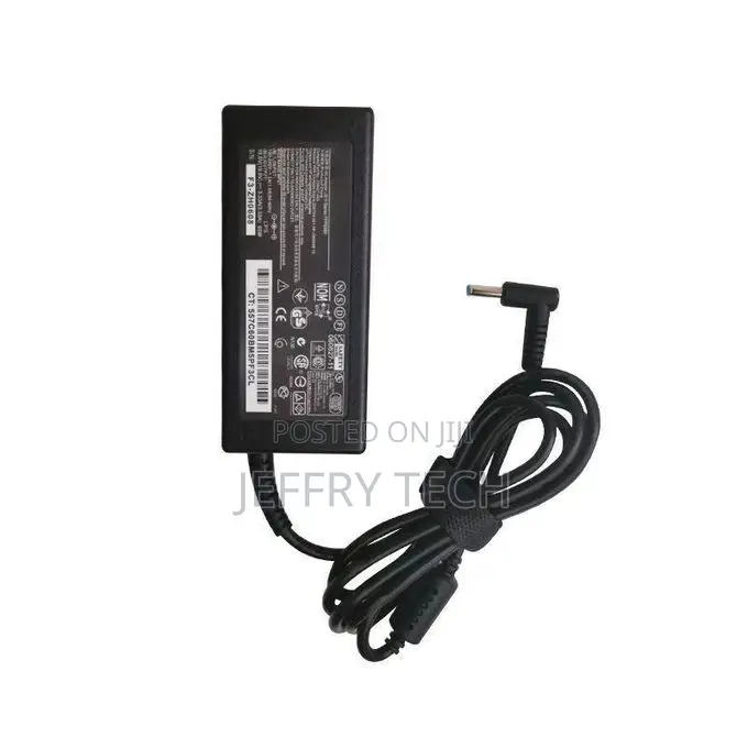 Hp Laptop Charger Power Adapter T-Q117 M4 65w Blue Tip With Pin Compat