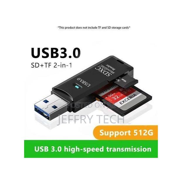 2 in 1 Usb 3.0 Card Reader Micro Sd Card Reader Usb Adapter - main view