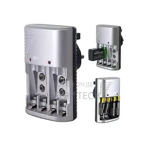 Pujimax Multiple Power Standard Charger 4 Slots for Aa Aaa 9v