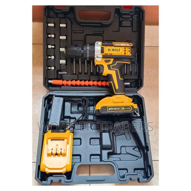 48v Cordless Drill With Accessories - main view