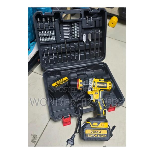 Dewalt 118v Brushless Cordless With Hammer Fuction 
47pcs Accessories
