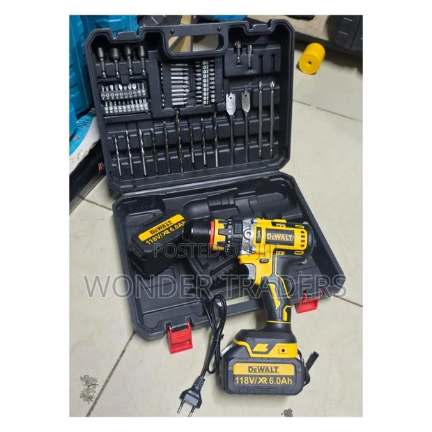 118v Brushless Cordless With Hammer Fuction 
47pcs Accessories