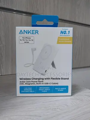 The Anker Zolo Power Bank (, Magnetic, Built-in Usb-C Cable)