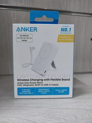 The Anker Zolo Power Bank (, Magnetic, Built-in Usb-C Cable)