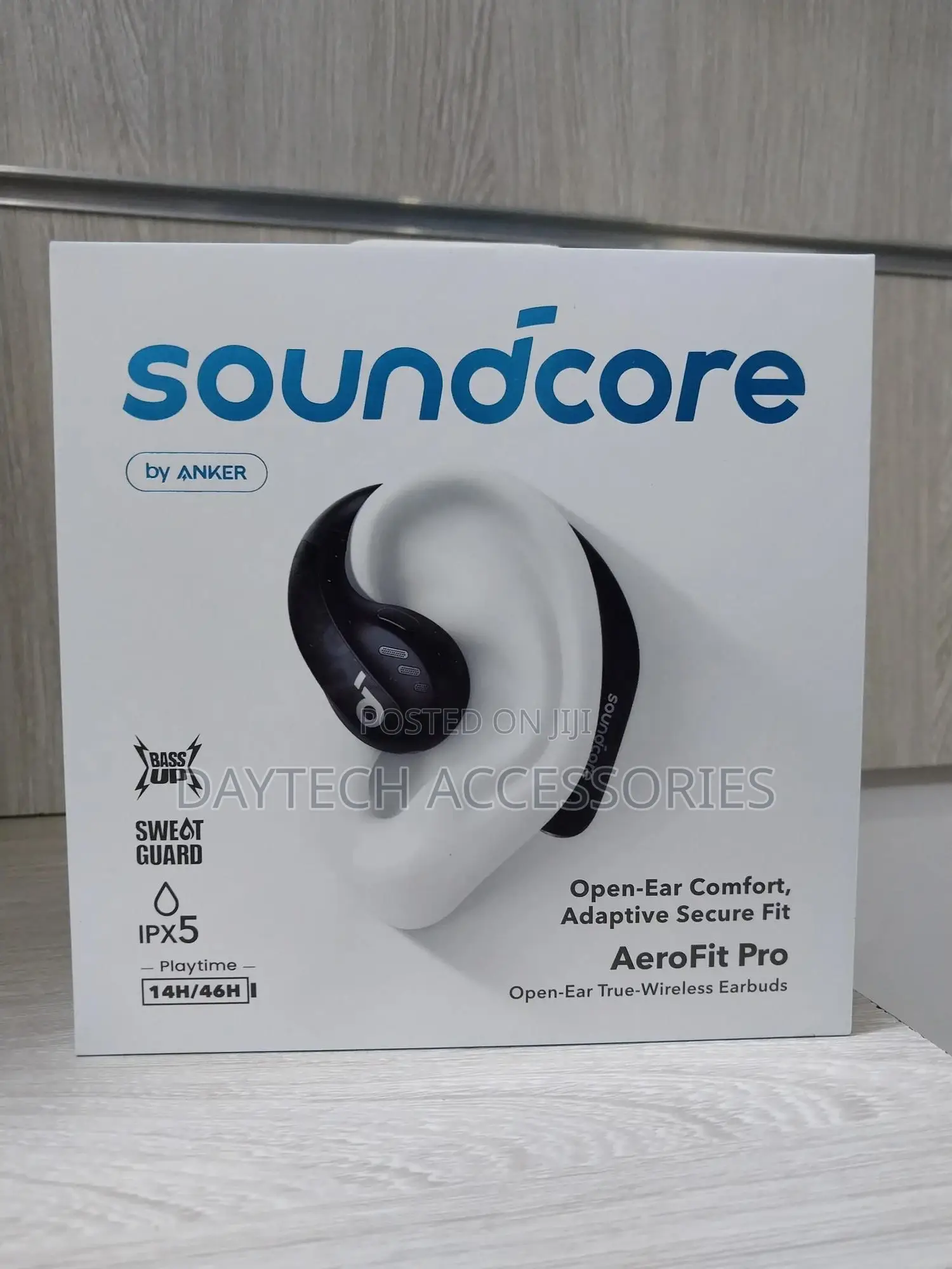 Anker Soundcore Aerofit Pro Open-Ear True Wireless Earbuds Sweatguard