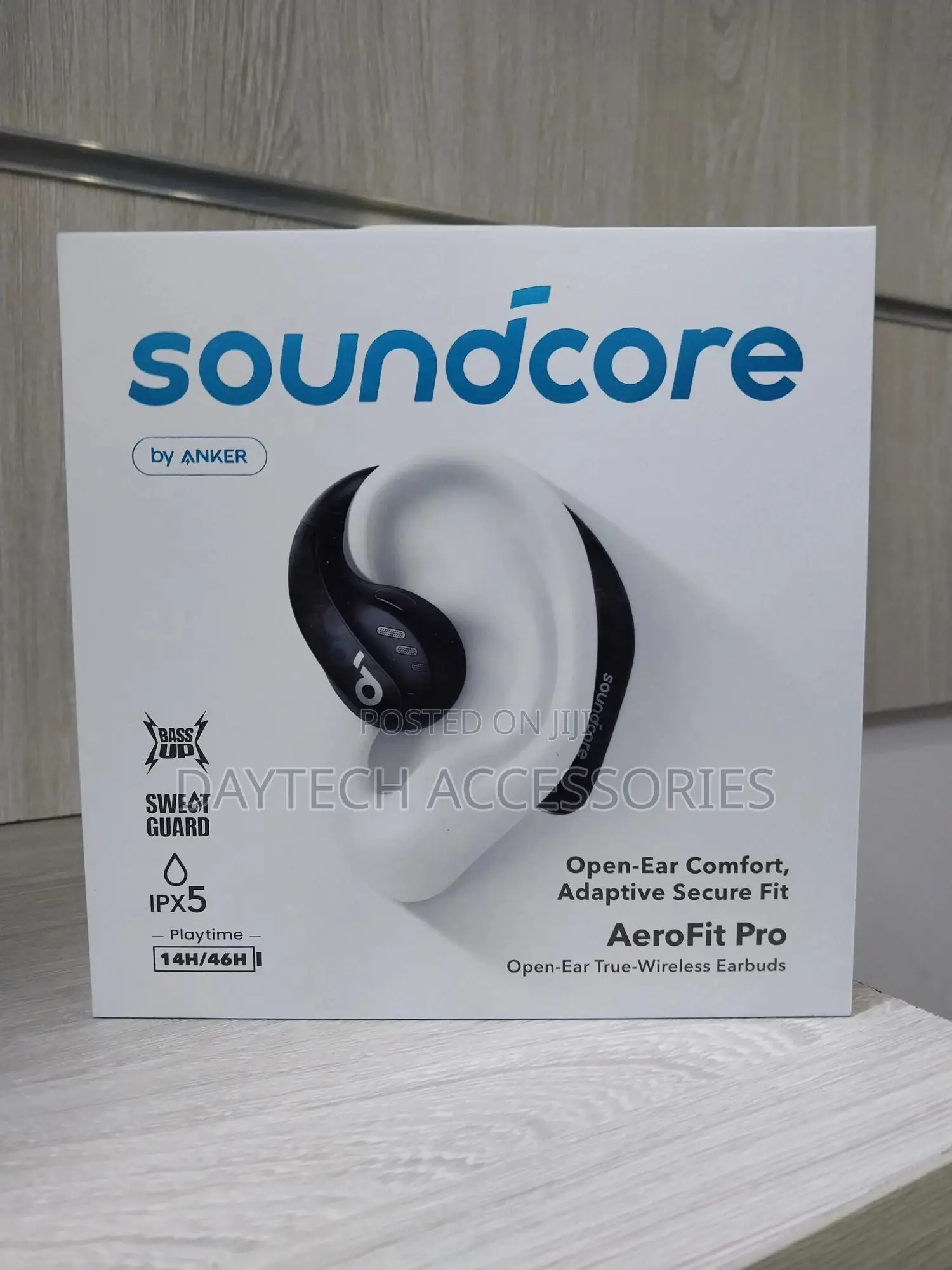 Anker Soundcore Aerofit Pro Open-Ear True Wireless Earbuds Sweatguard