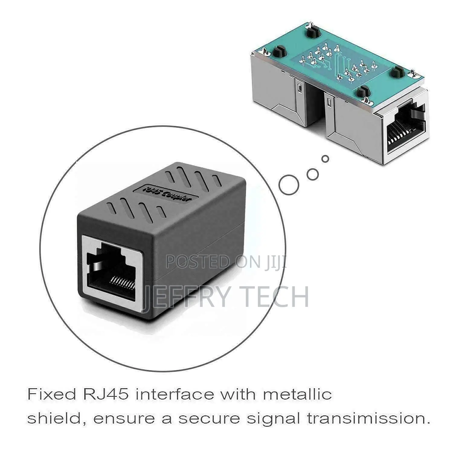 Ekraj Rj45 Coupler Cat6 Cat5e Ethernet Cable Extender Female to Female