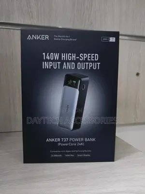 Anker 737 Power Bank (Powercore ) 24,000mah 3-Port Portable Charger