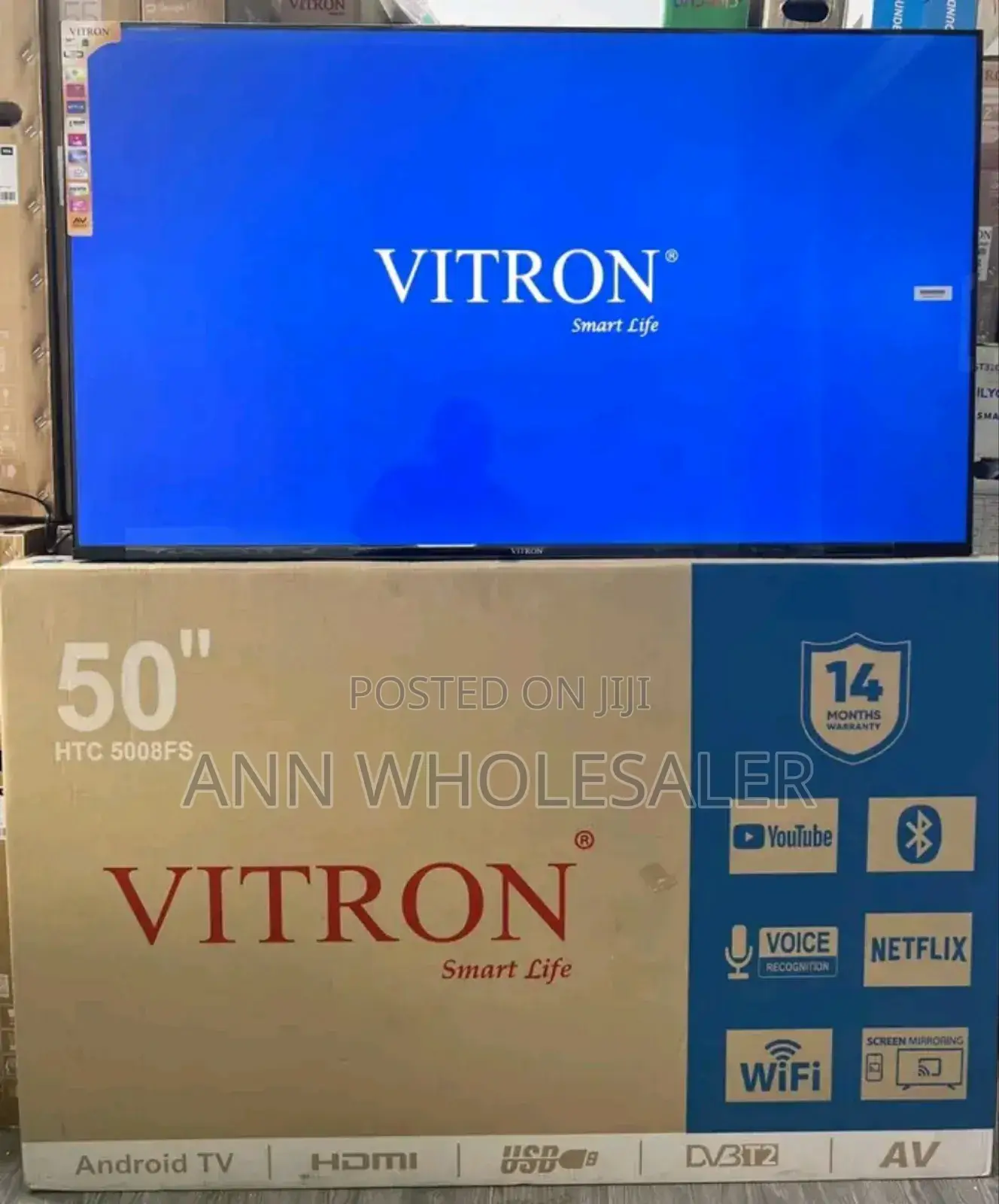 New Model Vitron 50 Inch Smart Android Tv