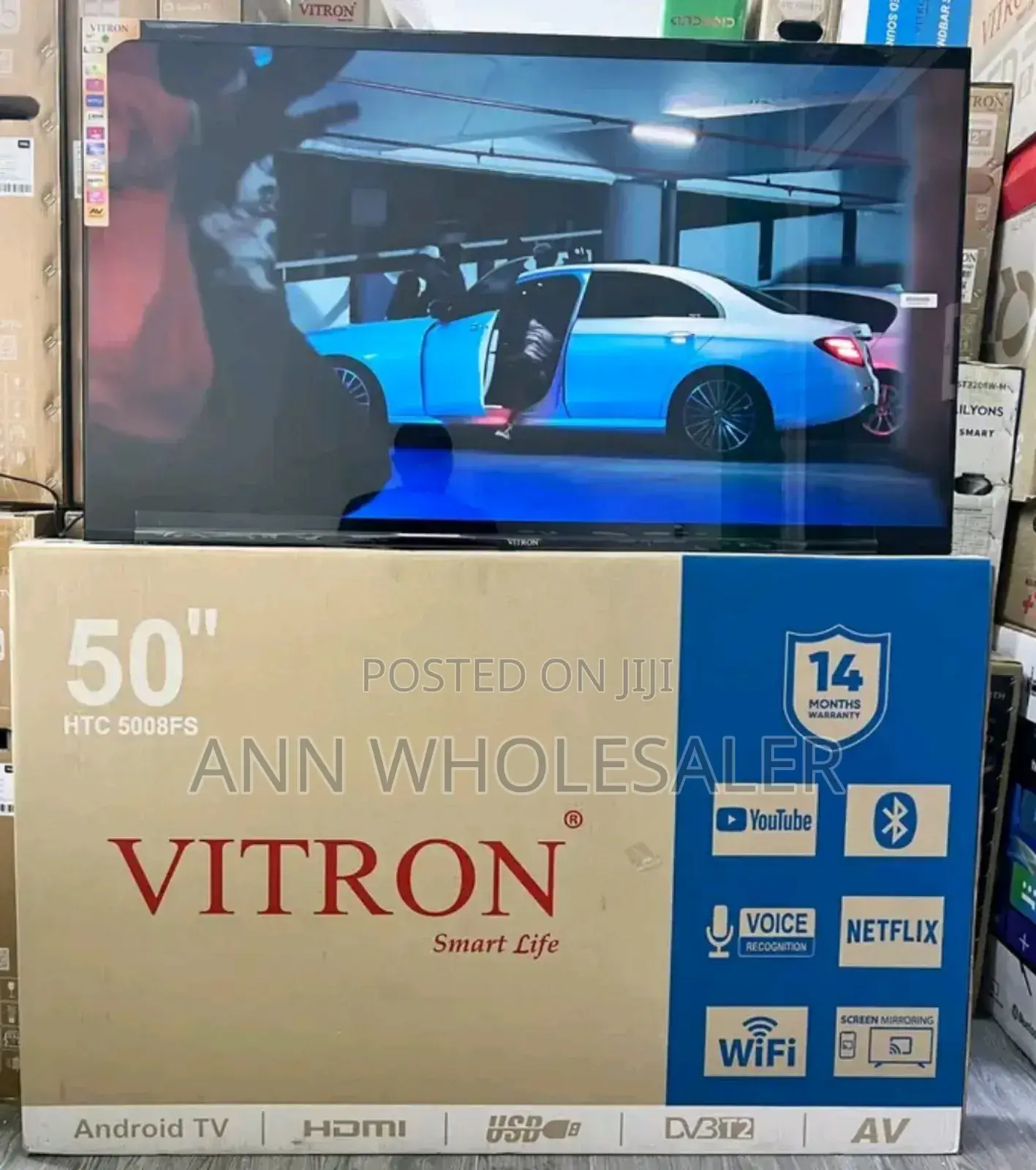 New Model Vitron 50 Inch Smart Android Tv