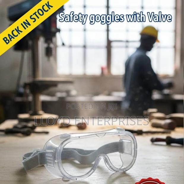 Safety Googles With Valves - main view