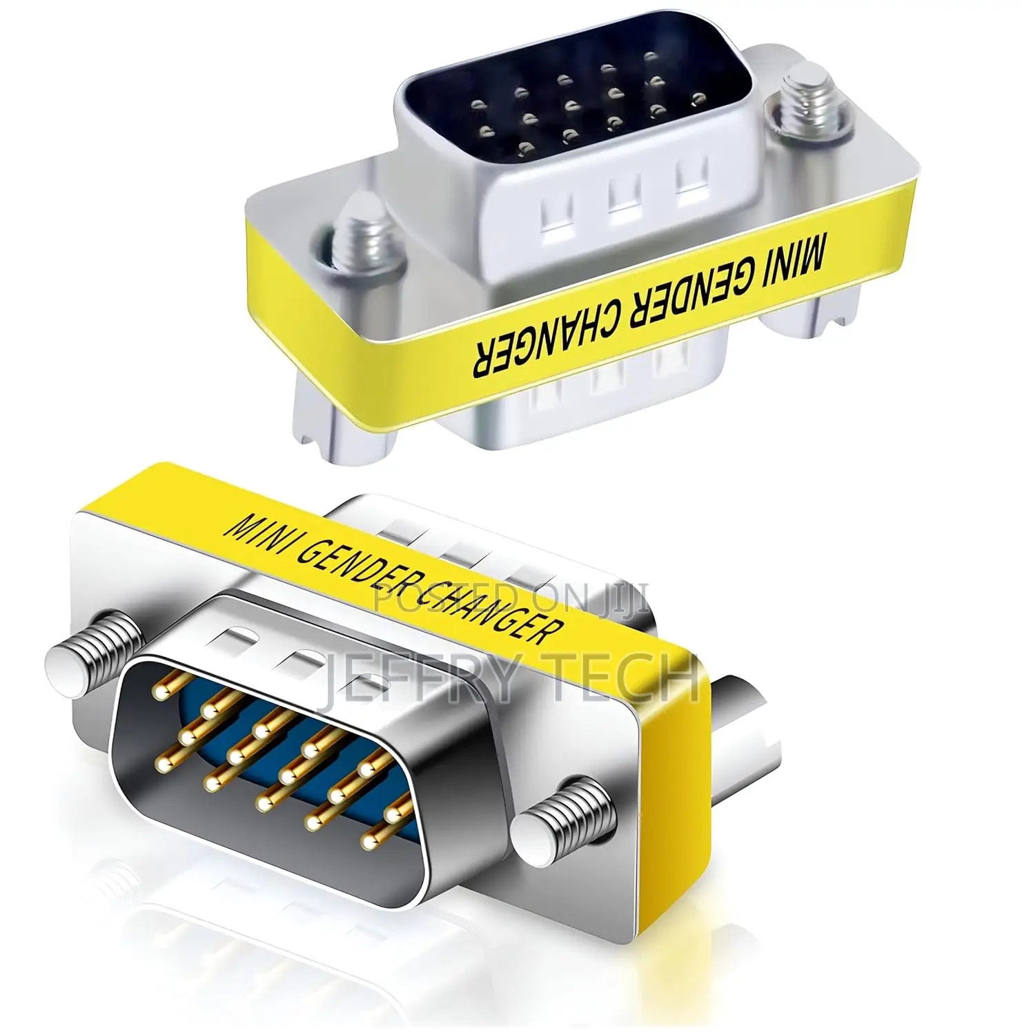 Vga Svga Hd15 Male to Male Mini Gender Changer Coupler Adapter