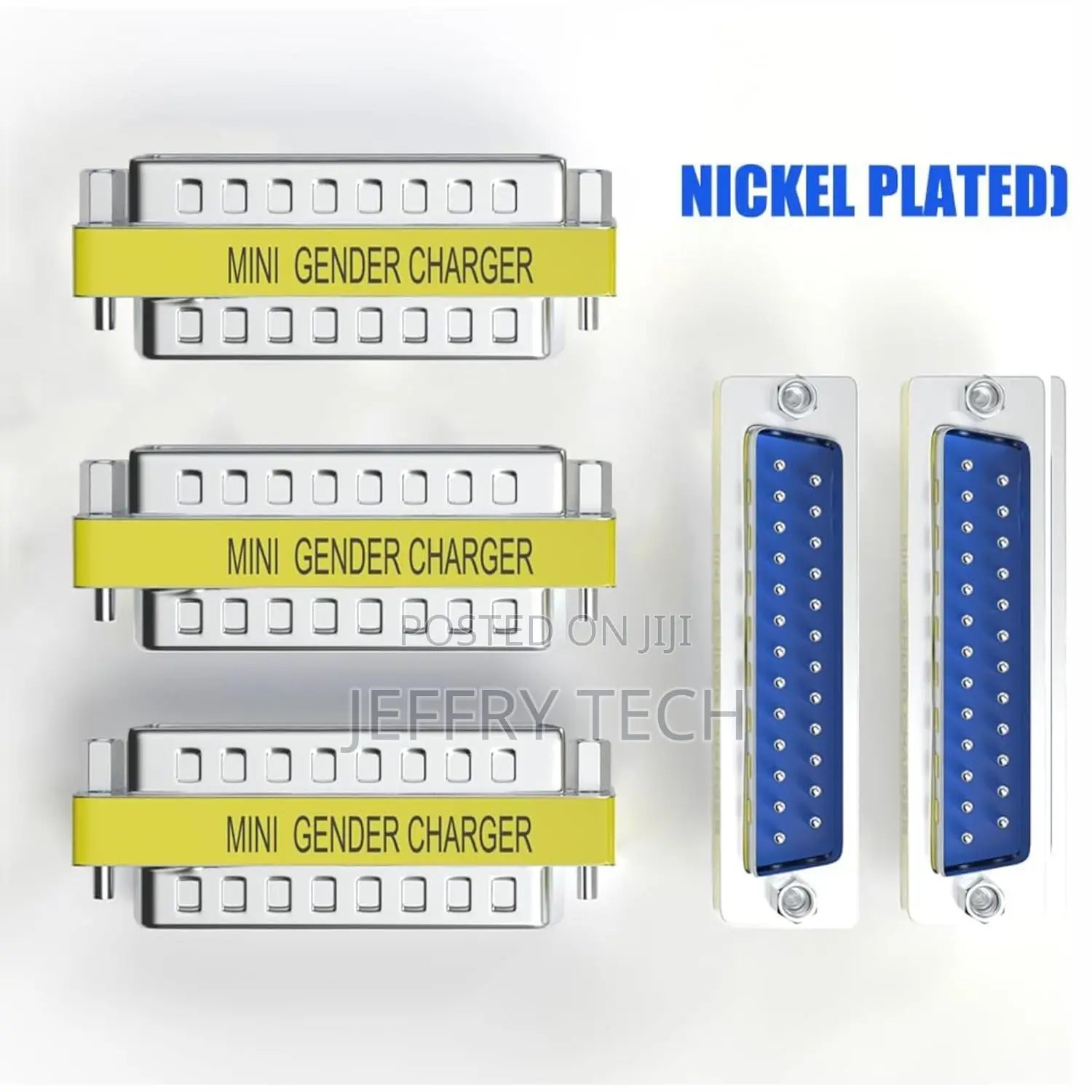 Vga Cable Jointer Db25 25-Pin Gender Changer D-Sub 25-Pin Coupler Ada