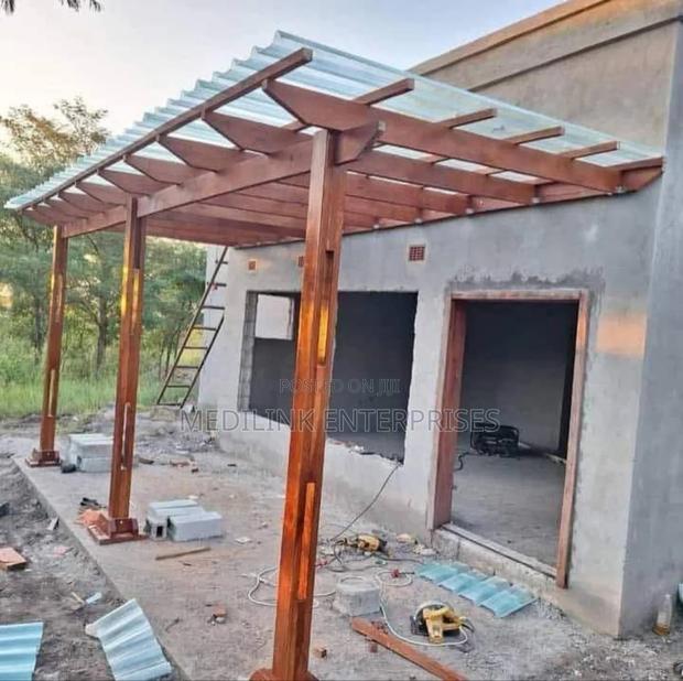 Transparent Patio Cover Pergola - main view