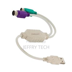 Usb to Ps2 Adapter, Usb Type a Male to Dual Ps/2 Female Converter - thumbnail 2