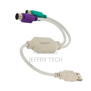 Usb to Ps2 Adapter, Usb Type a Male to Dual Ps/2 Female Converter