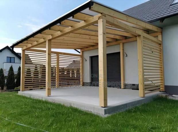 Wooden Beach Front Pergolla