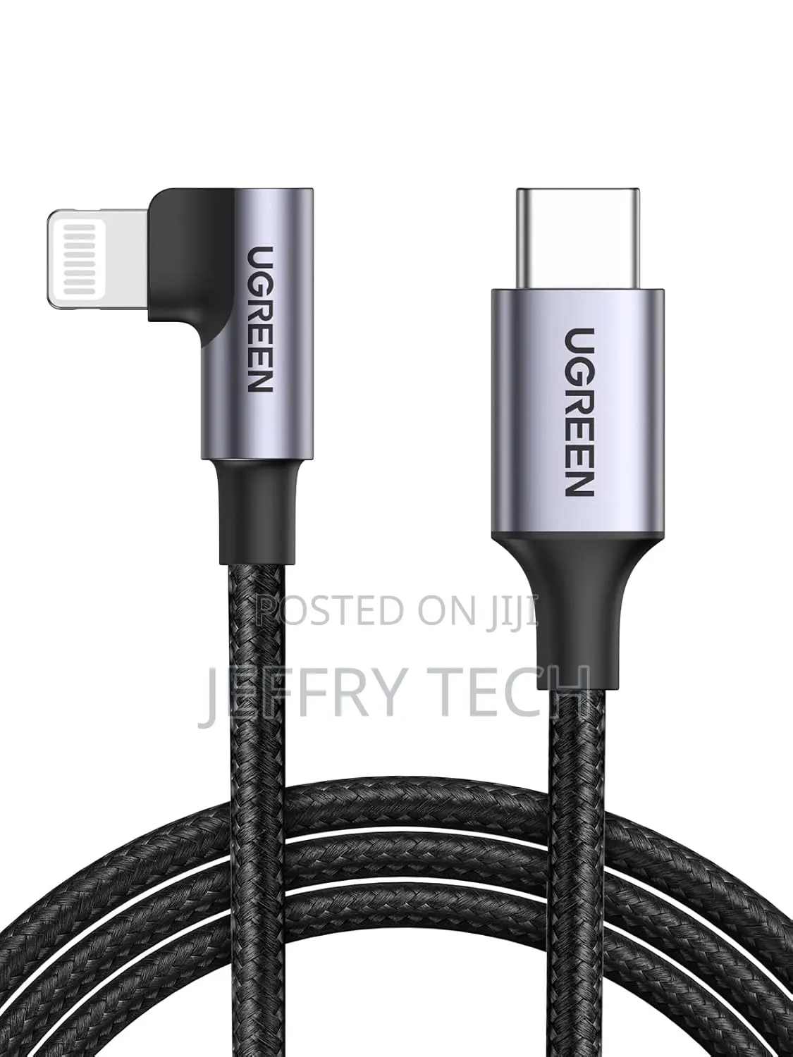 Usb-C to Lightning Cable Right Angle 90 Degree 3ft Mfi-Certified Nylo