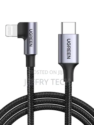 Usb-C to Lightning Cable Right Angle 90 Degree 3ft Mfi-Certified Nylo