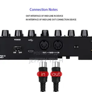 Midi to Usb Cable Adapter, Usb to Midi Cable 2 in 1 Keyboard Synthesi