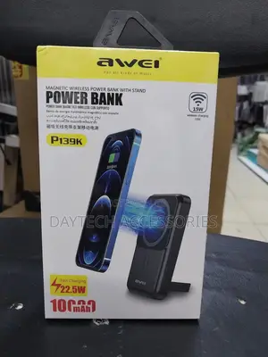 Awei P139k 10000mah Fast Charging 22.5w+15w Wireles Magnetic Powerbank