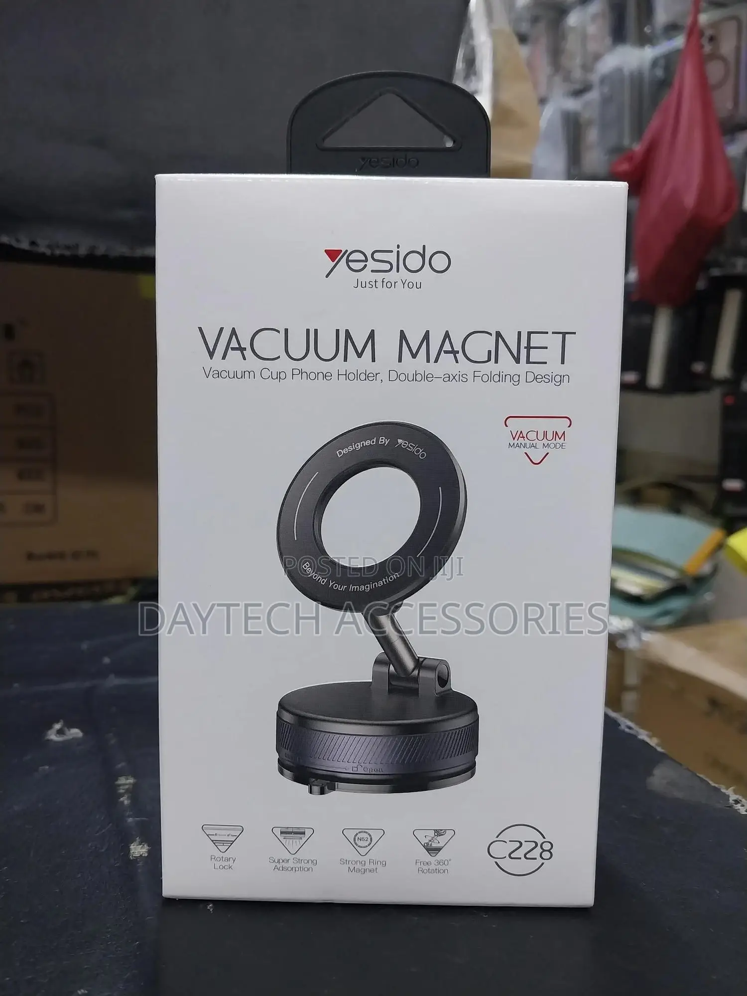 Yesido C228 Magnetic Phone Holder Perfect for Cars, Home Office Desk