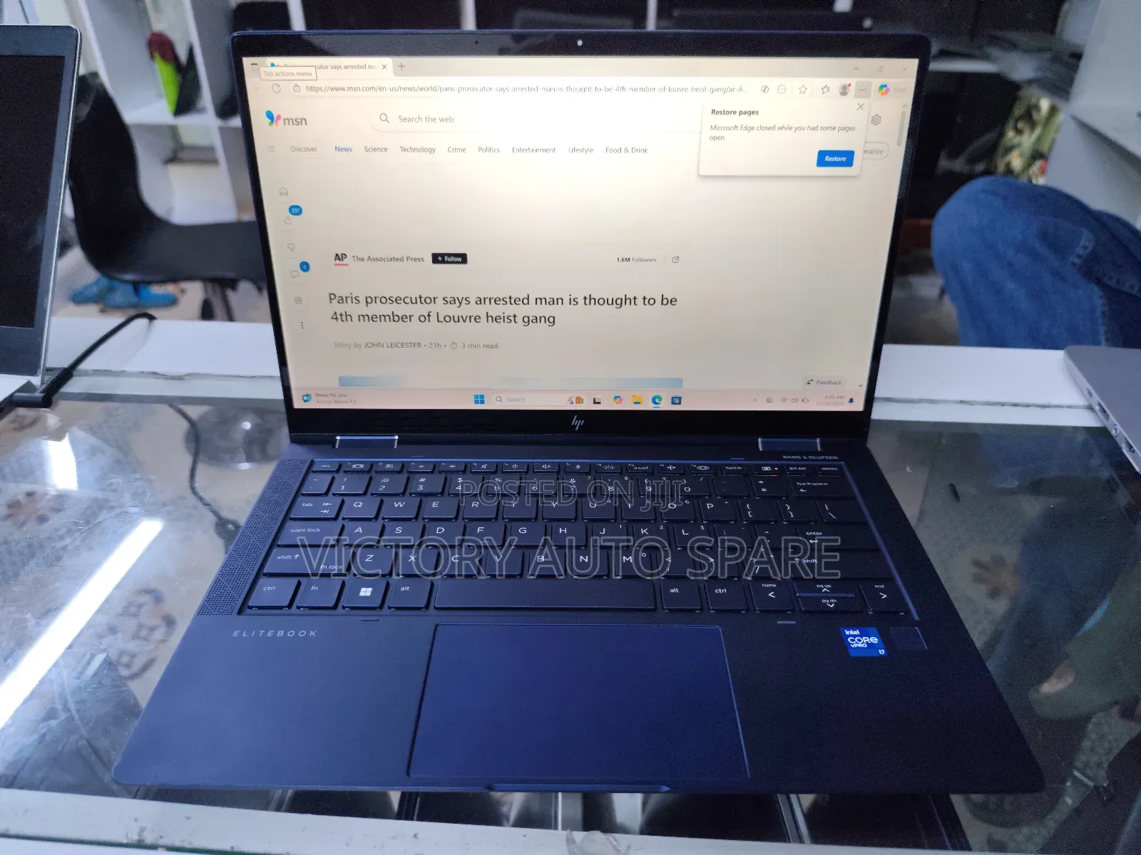 Laptop HP Elite Dragonfly X360 11th Gen 16GB Intel Core I7 SSD 512GB