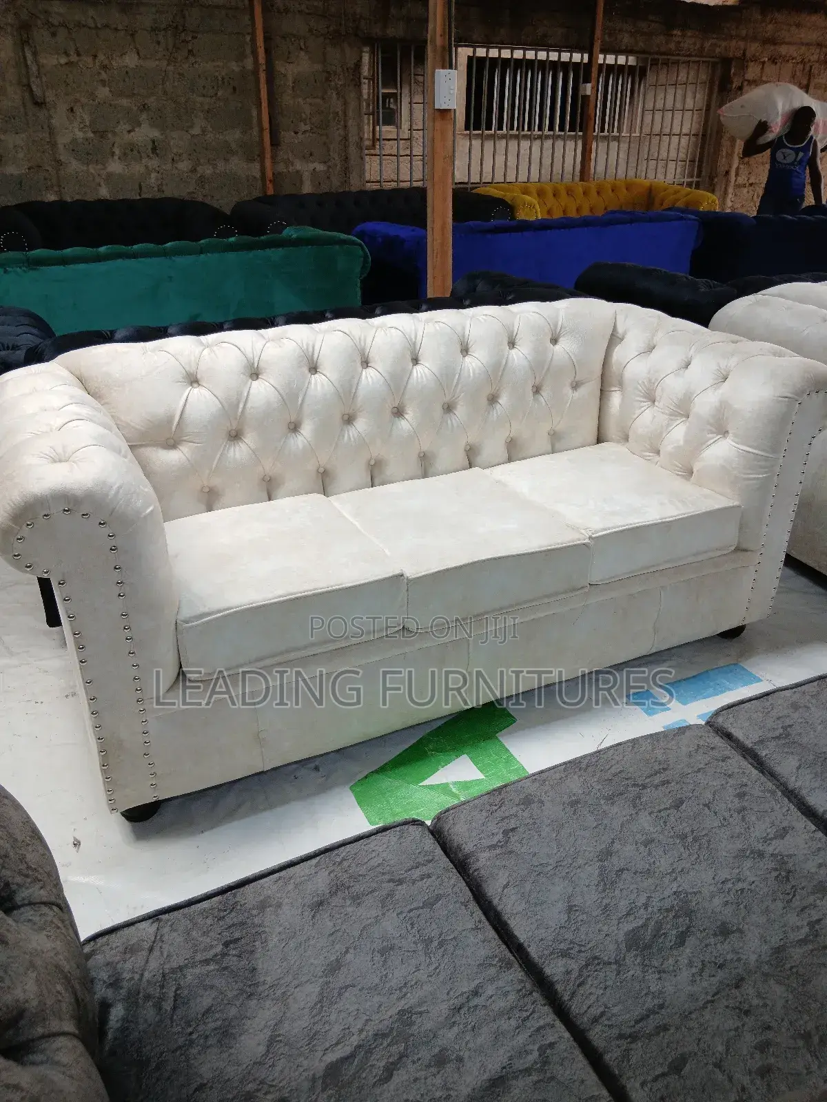 3seater Chester Cream