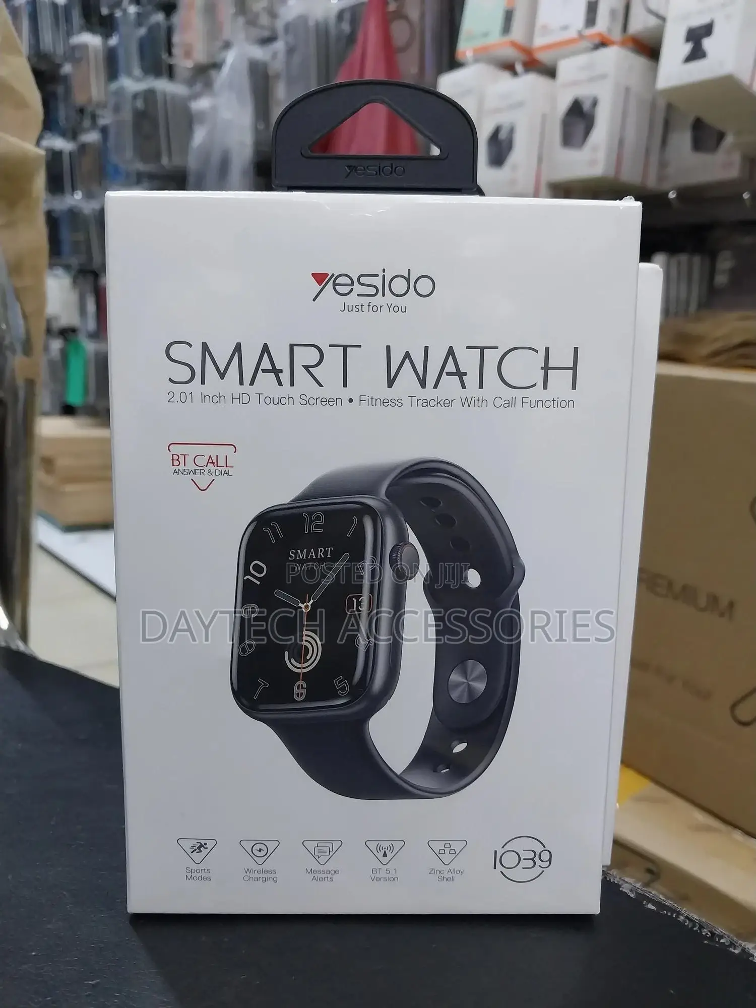Yesido Io39 Stylish Smart Watch With LCD Display Health Sensors