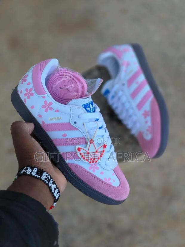 Adidas Samba Sneakers Pink Floral - thumbnail 3