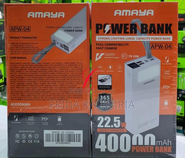Amaya 40000 Mah Powerbank With 22.5w Quick Charge