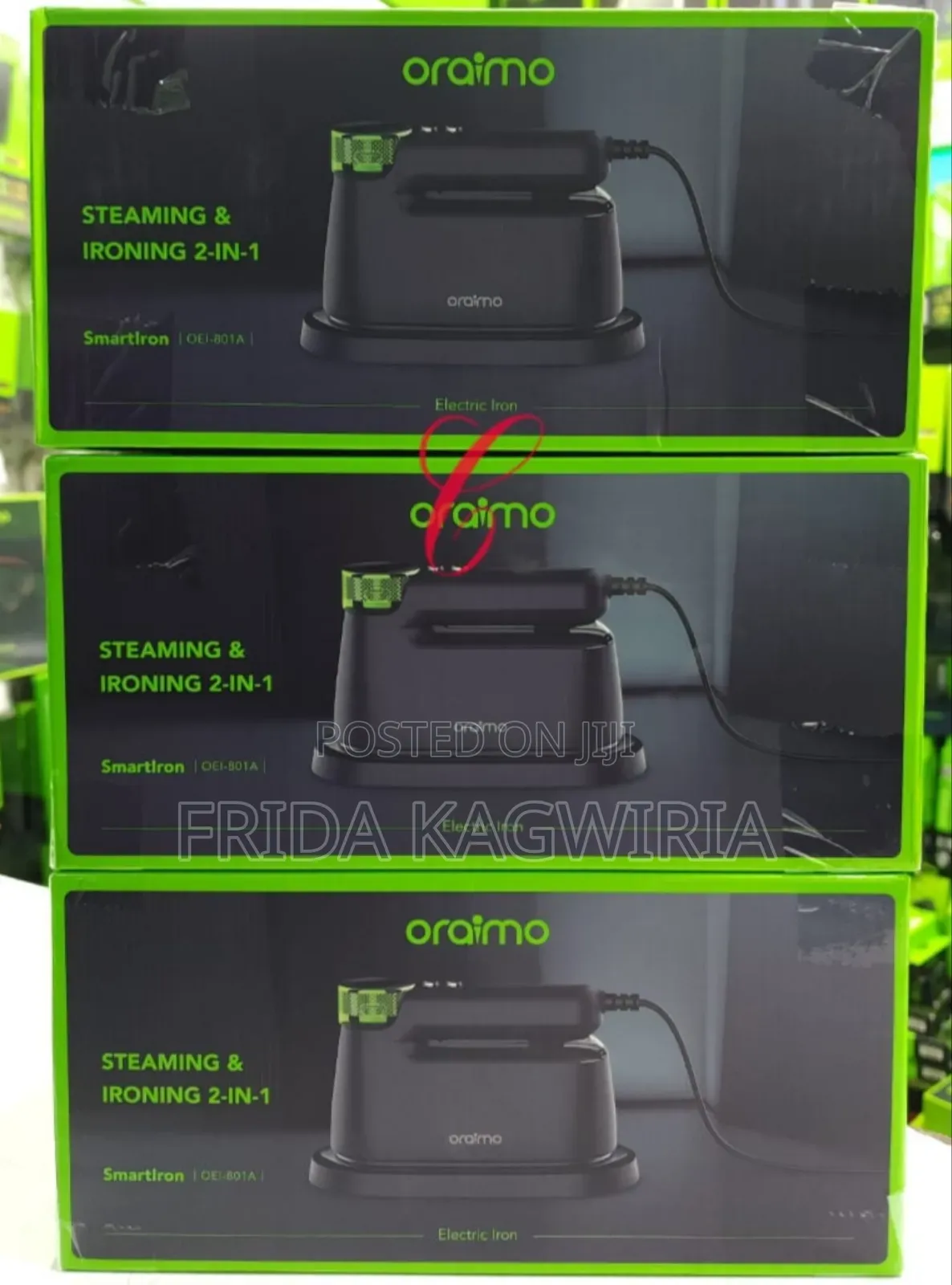 Oraimo 2 In 1 Electric Steaming And Ironing Box