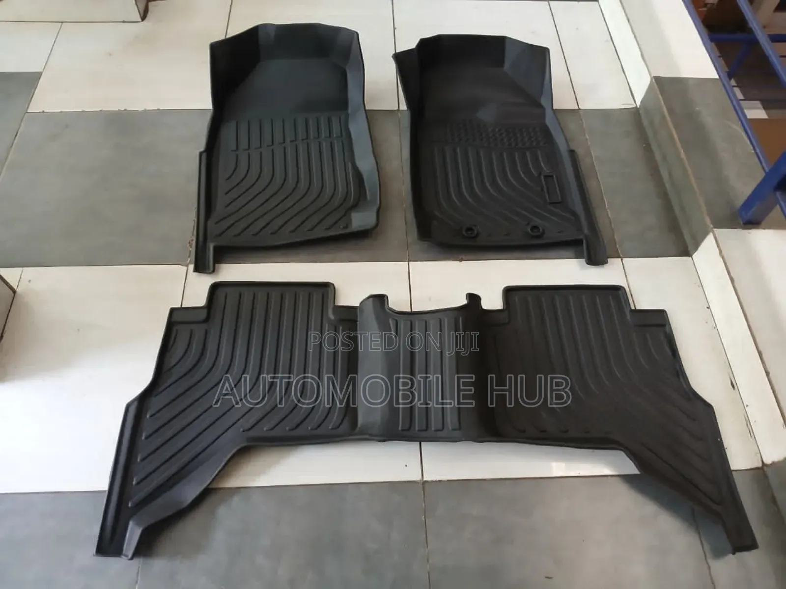Isuzu D‐Max Floor Mats – Tpe Car Mats Set, Waterproof Non‐Slip