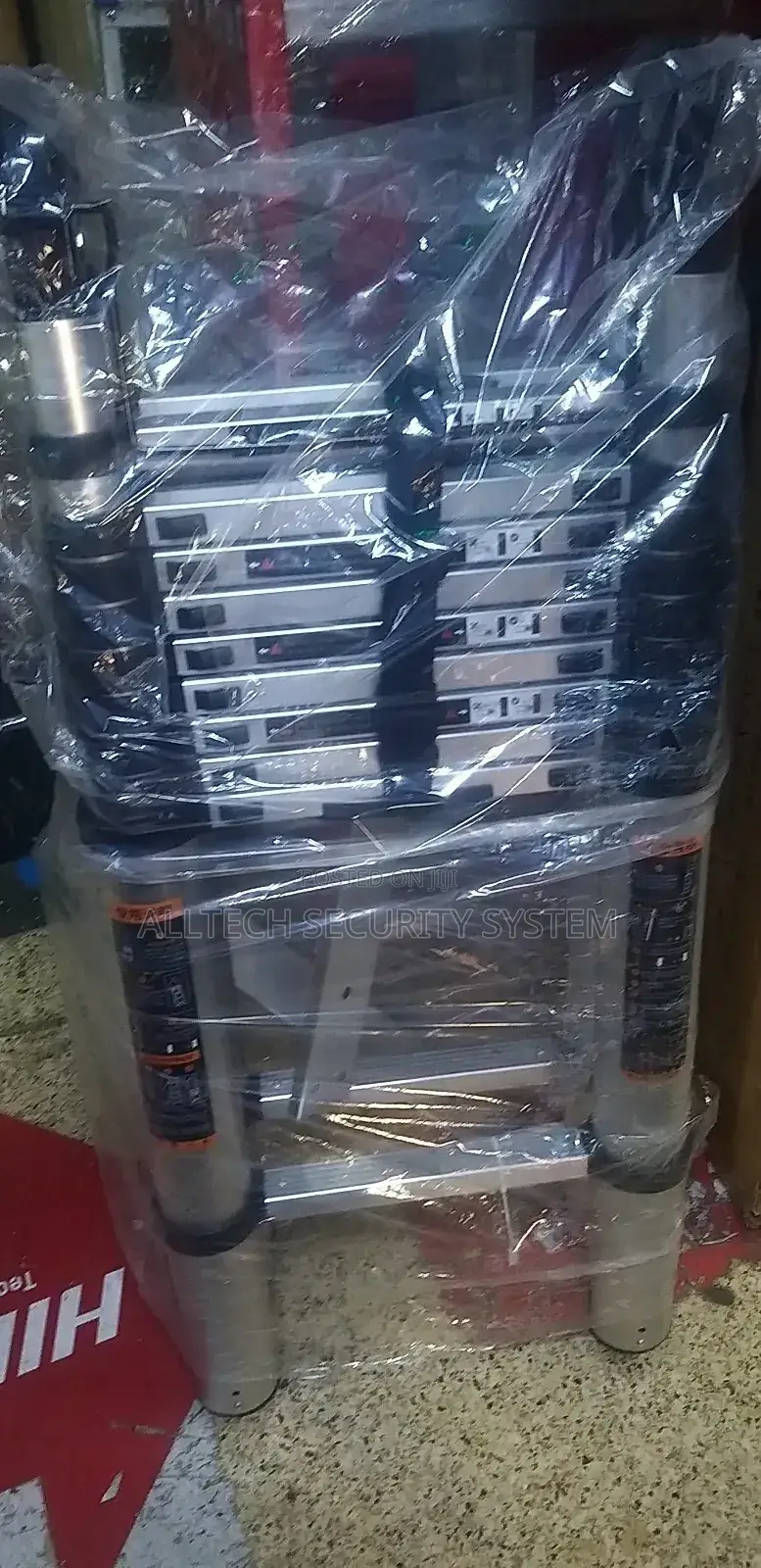 Double Telescopic Ladder 4.1m +4.1m