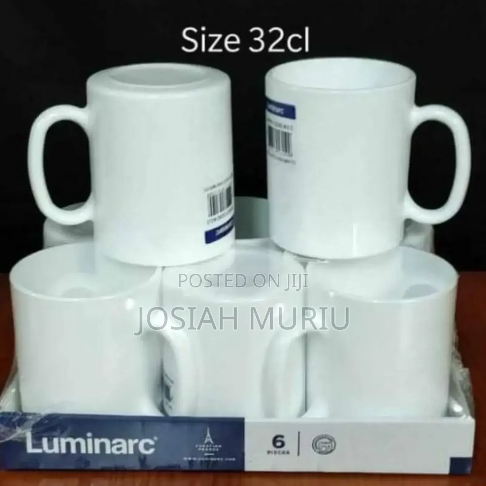 *Set of 6 Luminarc Essence Cups*