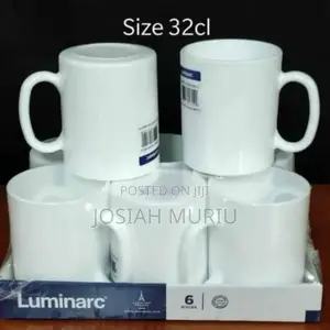 *Set of 6 Luminarc Essence Cups*