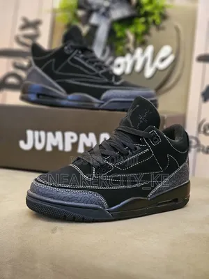 Black Jordan 3 Cactus Jack