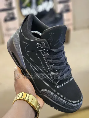 Black Jordan 3 Cactus Jack
