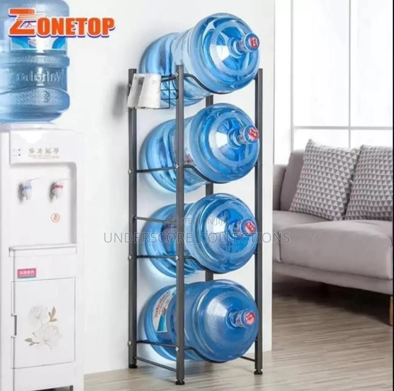 4 Tier Water Bottle Rack Holder*