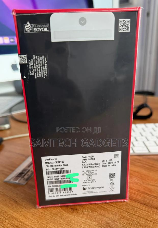 New OnePlus 15 512 GB Black - thumbnail 4