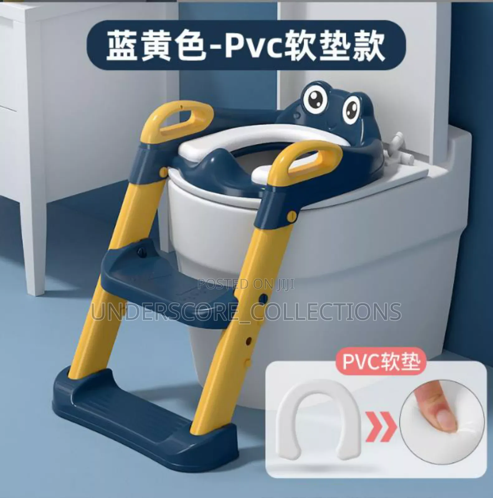 Training Toilet Seat Trainer With PVC Cushion/Soft Pad*