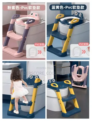 Training Toilet Seat Trainer With PVC Cushion/Soft Pad*